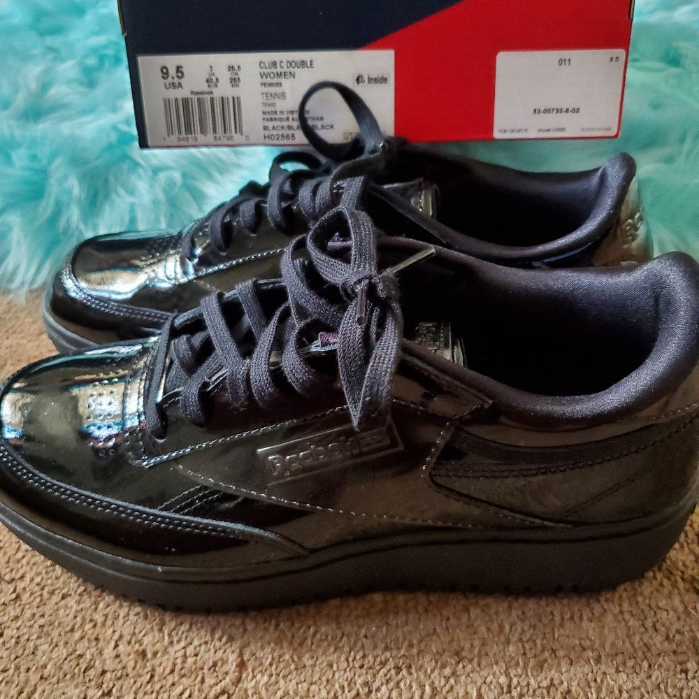 Cardi B  Club Women's Black 9.5  Tennis Shoes